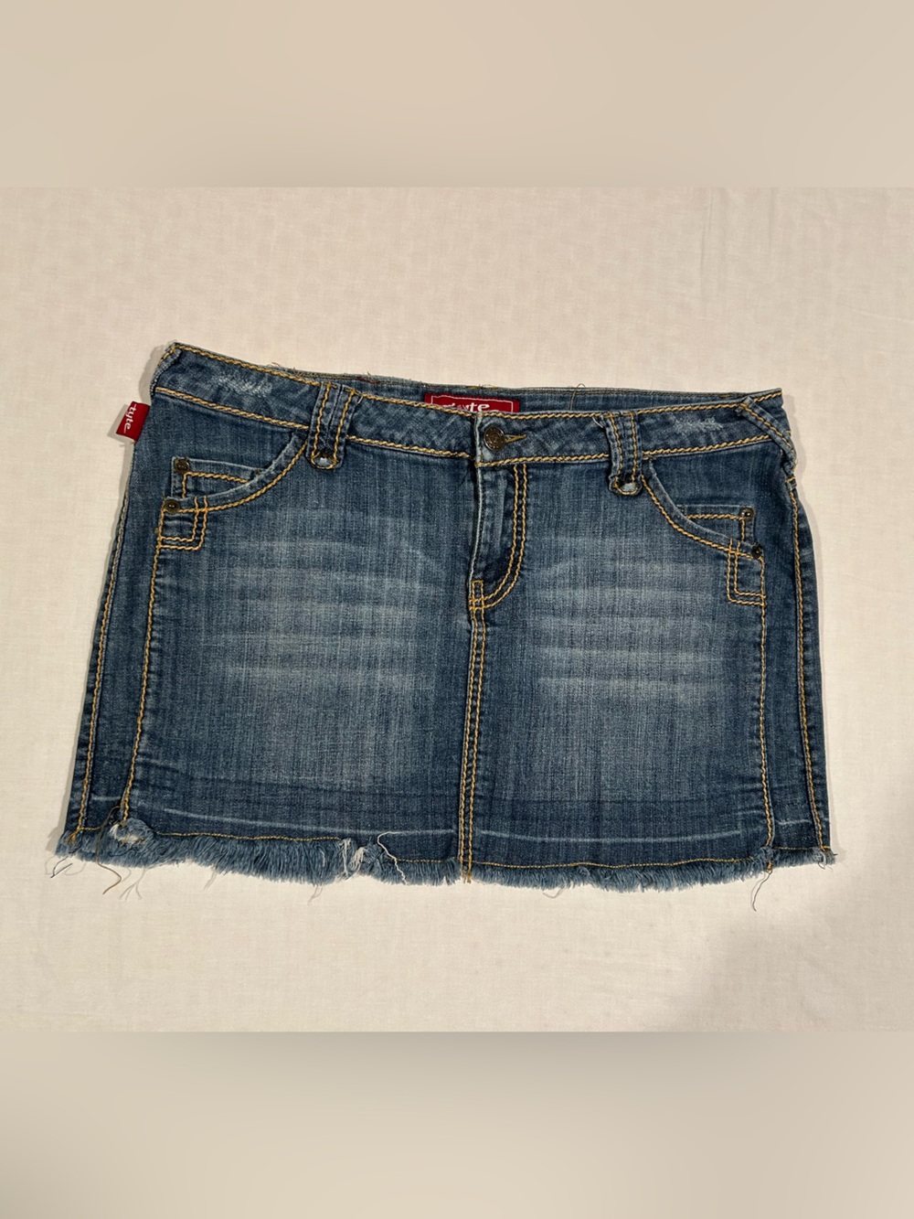 Y2K Tyte Jeans Denim Mini Skirt Womens